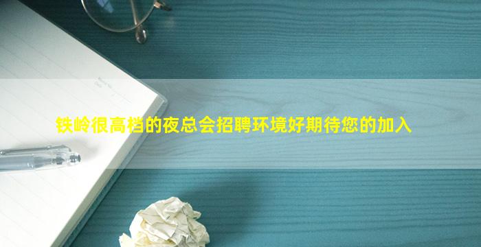 铁岭很高档的夜总会招聘环境好期待您的加入
